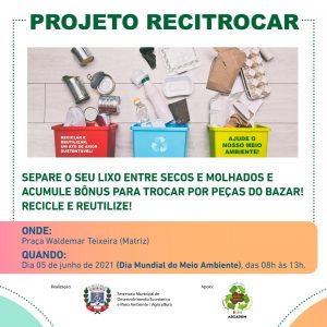 Read more about the article Vem aí a primeira Edição do Projeto RECITROCAR!