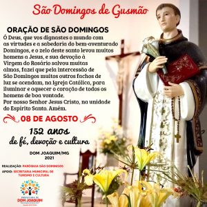 Read more about the article 08 de Agosto dia de São Domingos de Gusmão