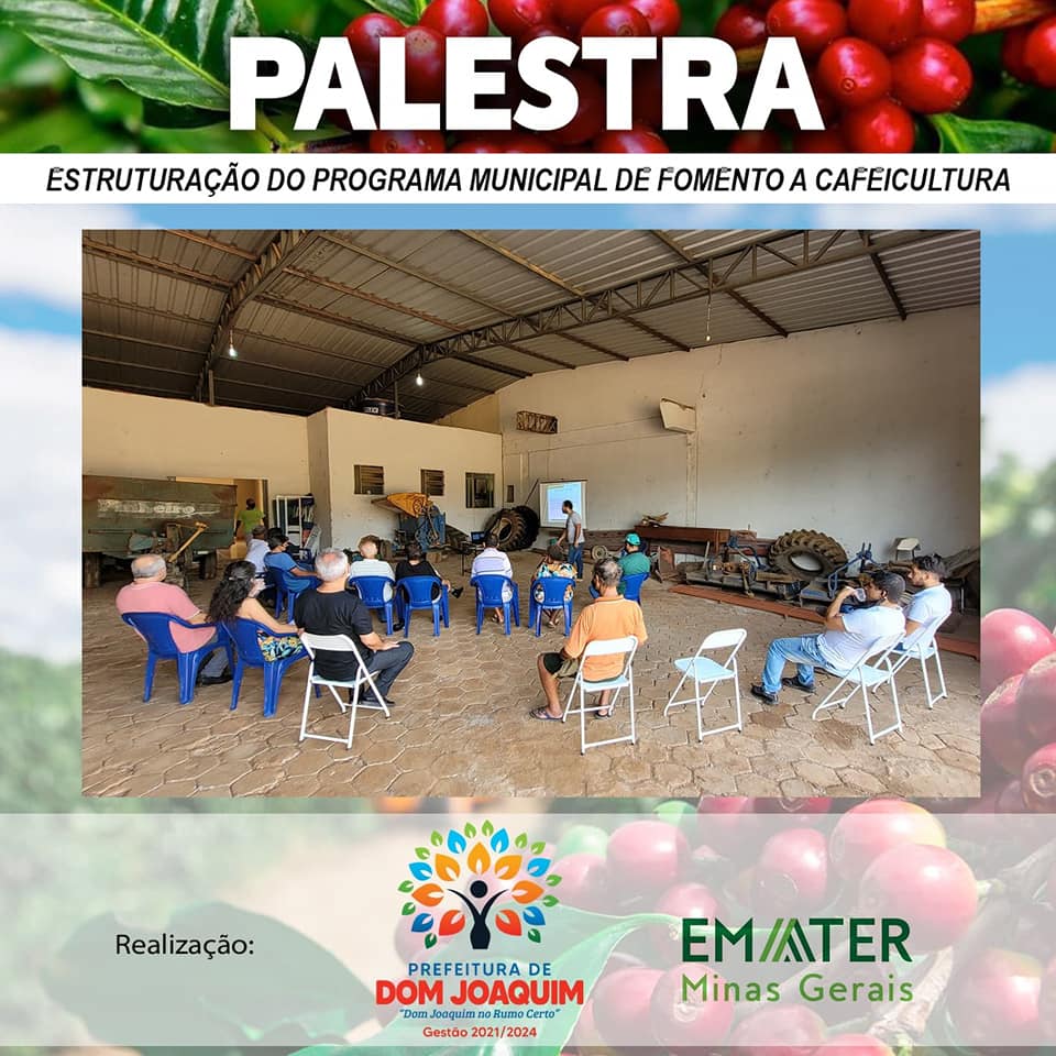 O Prefeito Dilsinho e a Secretária Municipal de Agricultura, Renata Beatriz, participaram da quarta etapa do Circuito Emater-MG de Tecnologia