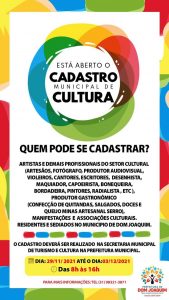 Read more about the article CADASTRO MUNICIPAL DA CULTURA