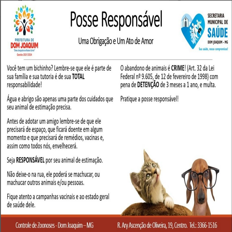 Read more about the article A Secretaria Municipal de Saúde informa: