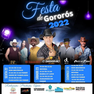 Read more about the article Vem aí a tradicional Festa de Gororós!!! Já estava com saudade né?!