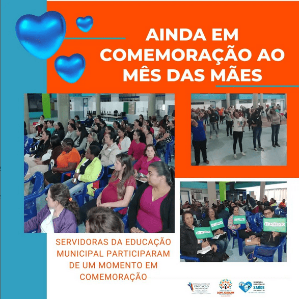 You are currently viewing Servidoras da Educação Municipal participaram de um momento em comemoração ao Dia da Mulher e Dia das Mães.