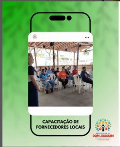 Read more about the article No dia 10 de agosto de 2023, aconteceu na Tenda São Domingos mais um ciclo de capacitação com os fornecedores locais.