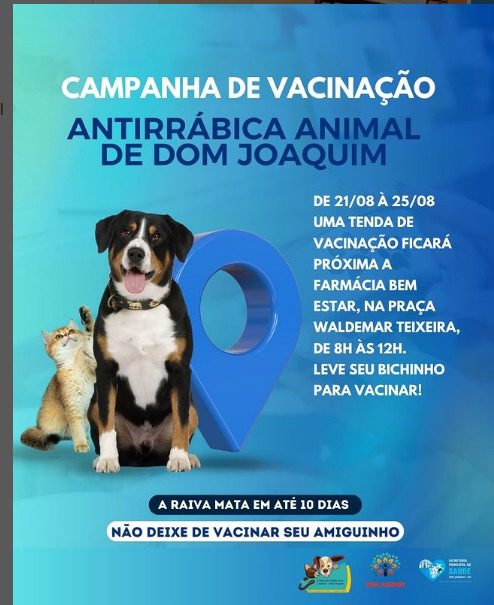 Read more about the article Atenção… Do dia 21/08 à 25/08 novo local de vacinação.