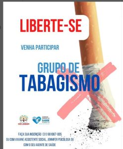 Read more about the article Grupo de tabagismo: o convite é para tentarmos juntos um recomeço….
