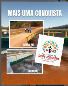 Read more about the article A Prefeitura de Dom Joaquim tem efetuado várias obras por todo o município.