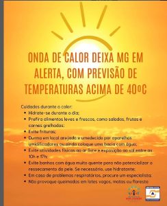 Read more about the article Onda de calor deixa MG em alerta.