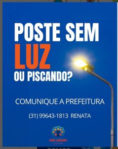 Read more about the article Comunique a Prefeitura.