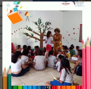 Read more about the article No dia 19 de outubro a Escola Municipal São José da Ilha foi contemplada com um acervo de 50 livros .