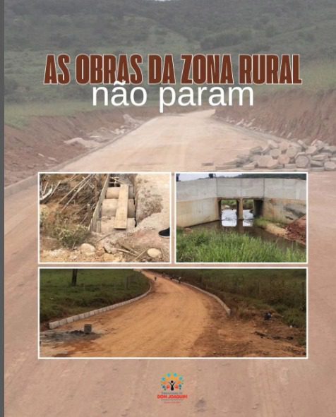 Read more about the article As obras na zona rural não param. São manutenções e obras de melhorias nas estradas vicinais que irão beneficiar nossa população rural.