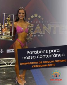 Leia mais sobre o artigo A Prefeitura, deixa registrado nosso orgulho pelo desempenho da atleta @ailanathomaz , que participou da competição Bikini fitness.