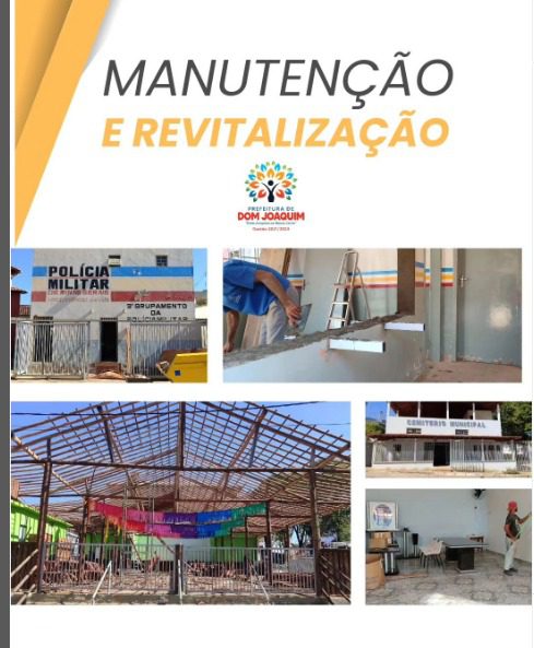 Você está visualizando atualmente A Prefeitura Municipal de Dom Joaquim vem realizando vários serviços de revitalização
